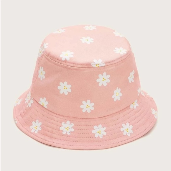Accessories | Pink Daisy Bucket Hat 